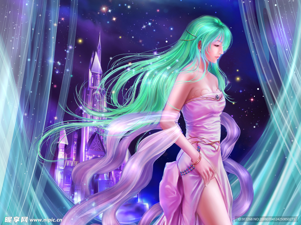 梦幻桌面女孩