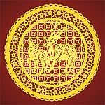 中国古典梅花鹿图