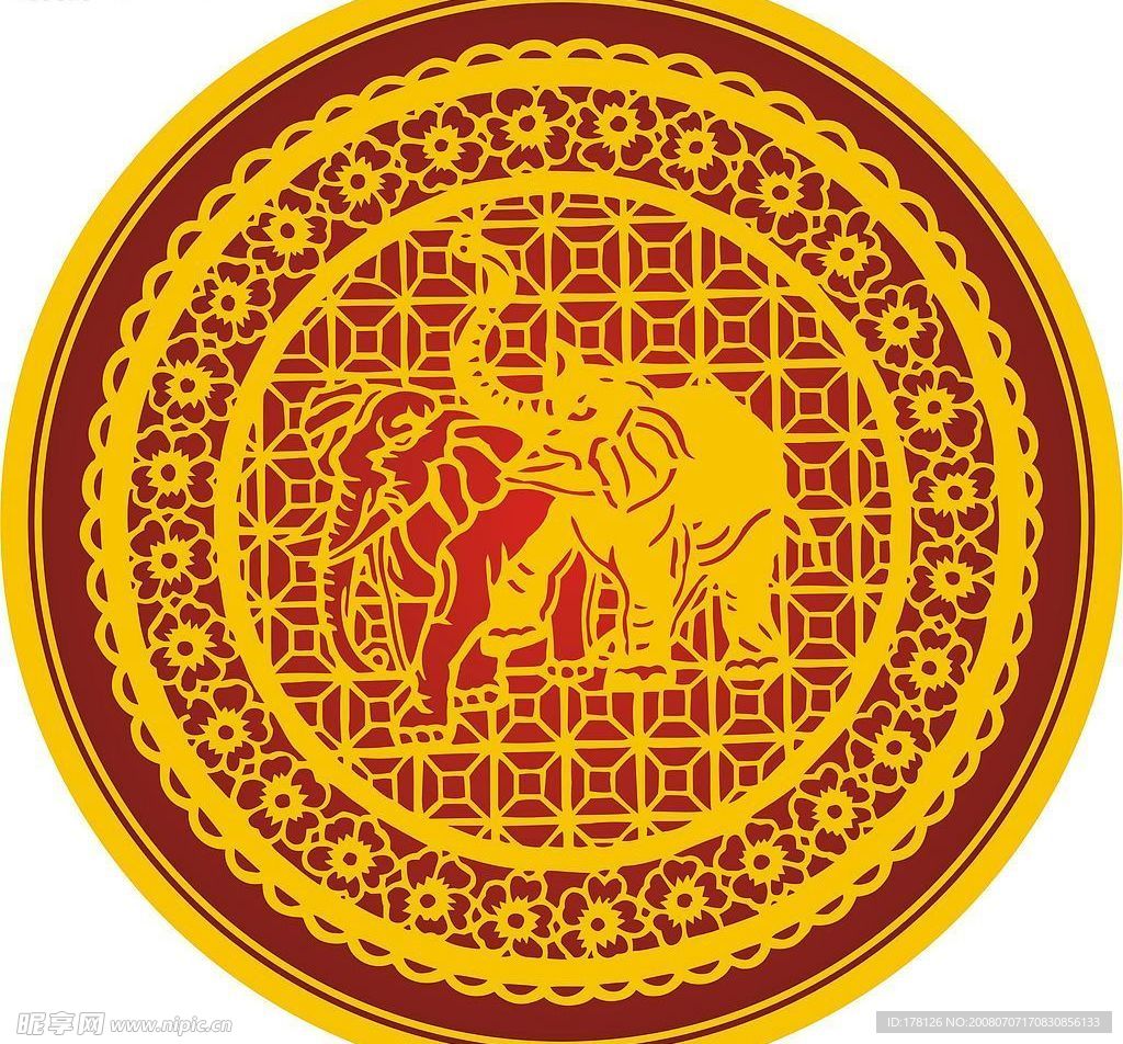 中国古典大象图