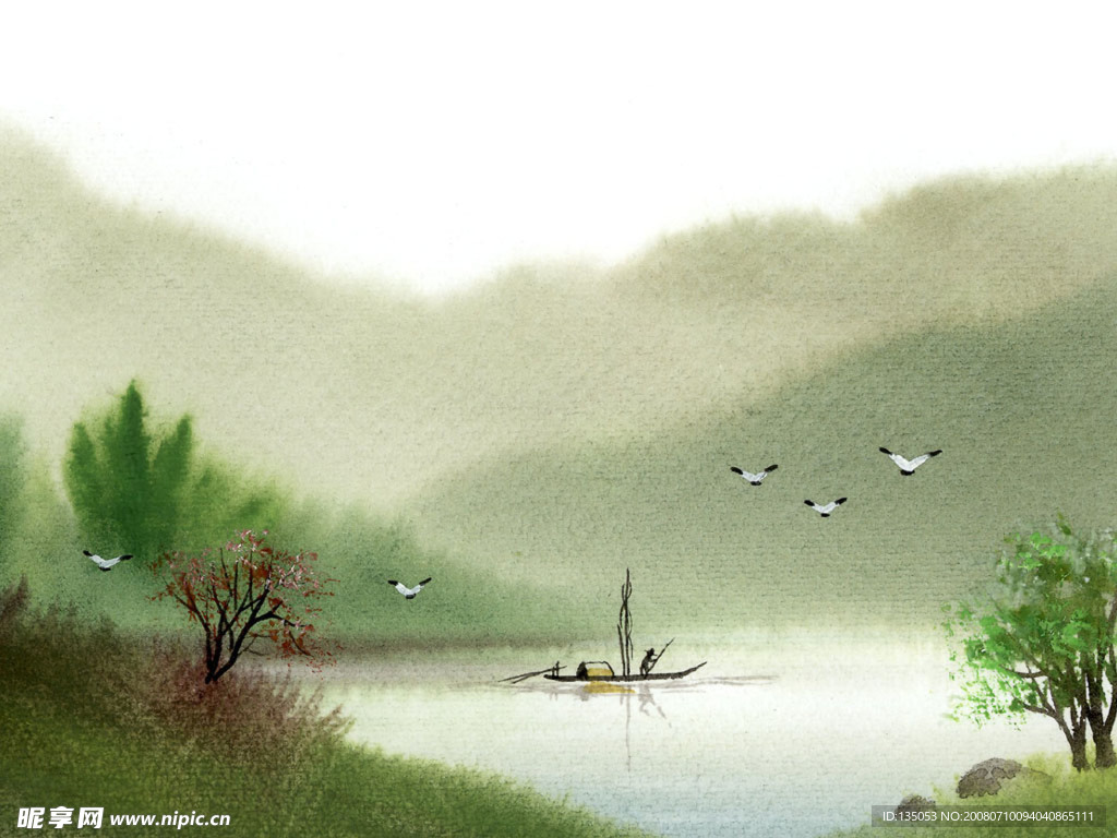 水彩画