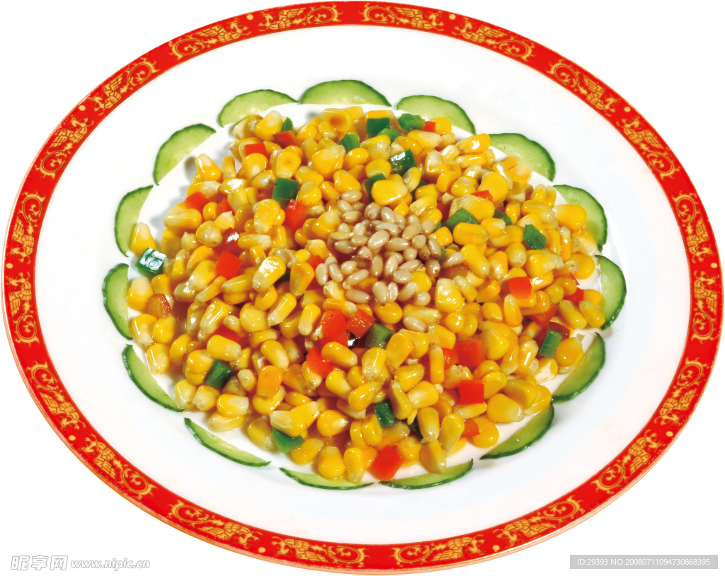 松仁炒玉米