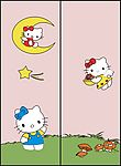 hello kitty 月亮 星星 香菇