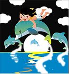 骑海豚