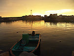 夕阳小船