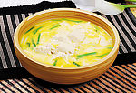 青蒜苗煲豆腐