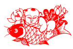 年年有余剪纸