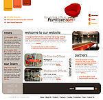 家具设计企业网页模板(二)