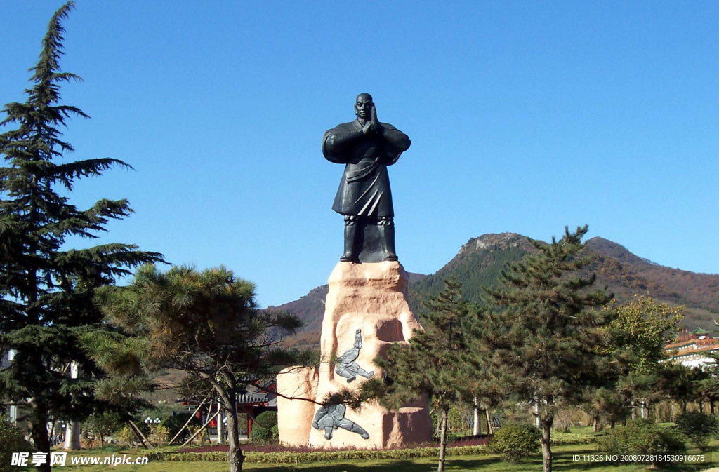 少林寺迎宾僧