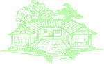 三合院    矢量图