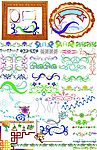 花边木框插图