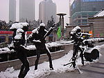 雪中城市