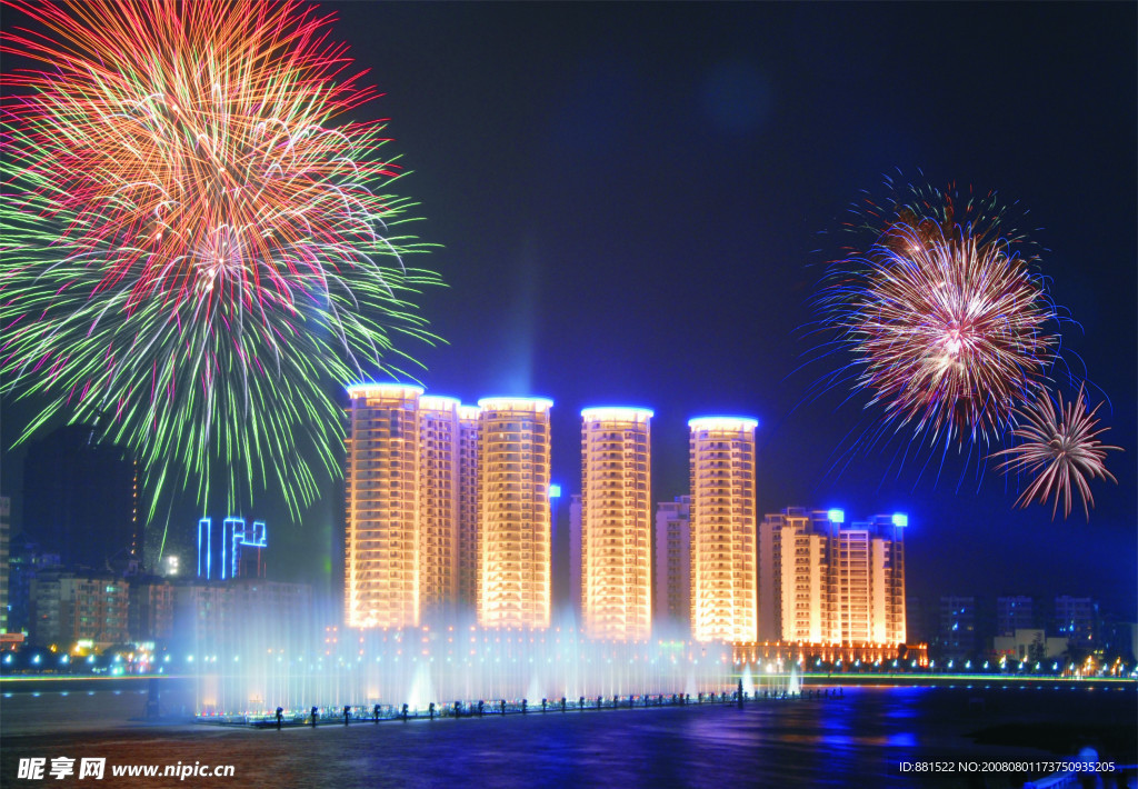 楼盘夜景