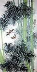 国画 翠竹飞雀
