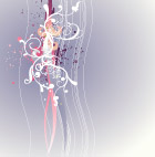 墨迹与花纹