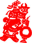 2009 牛年 剪纸