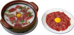 窝蛋牛肉粥