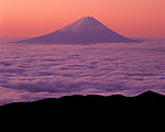 黄昏富士山