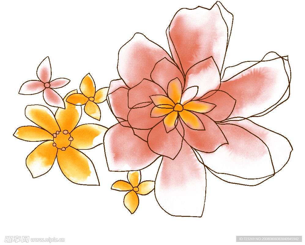 psd 分层花纹