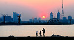 夕阳漫步