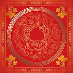 吉祥纹样 分层图