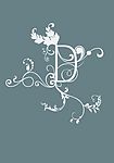 字母花纹i