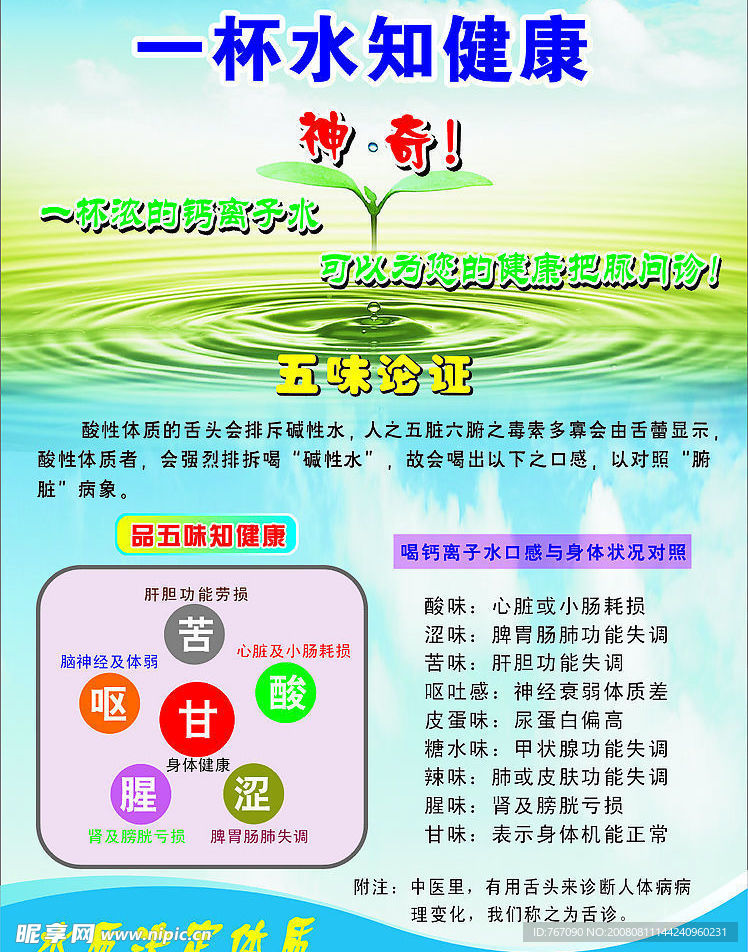 水彩页