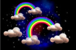 彩虹星空