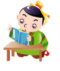 读书的小孩