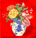 艳丽花纹