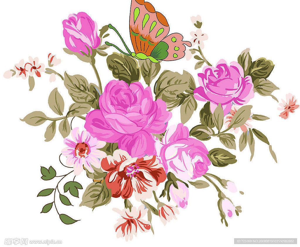 分层花纹