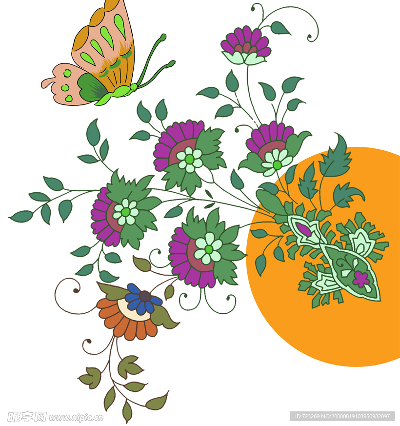 分层花纹