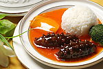 鲍汁辽参捞饭