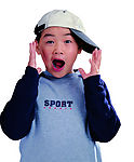 调皮小男孩