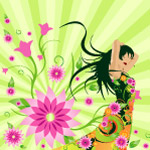 精美人物花纹