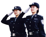 女警察 敬礼