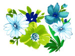 艳丽花纹