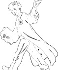 矢量线描哈利波特4