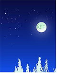 中秋夜晚