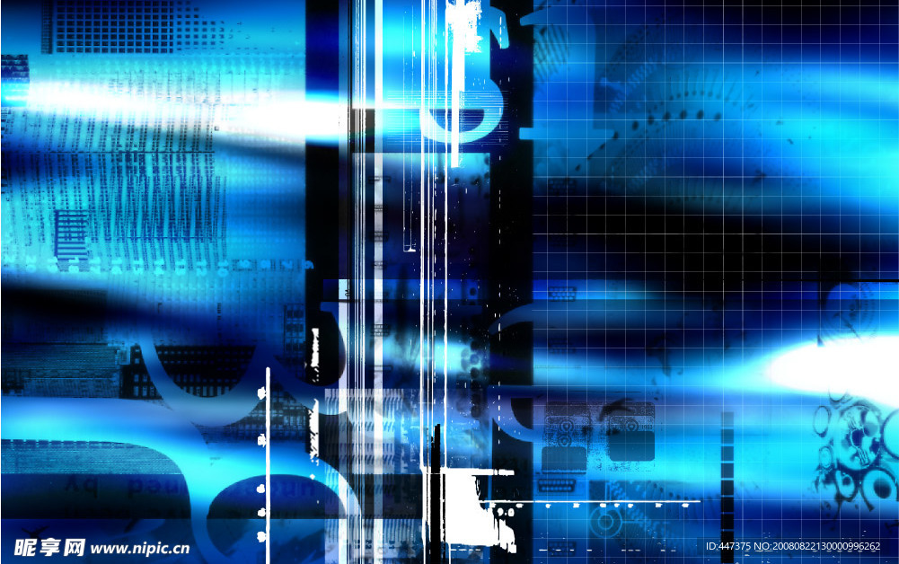 前卫数码抽象电脑合成PSD分层素材