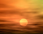 天空夕陽
