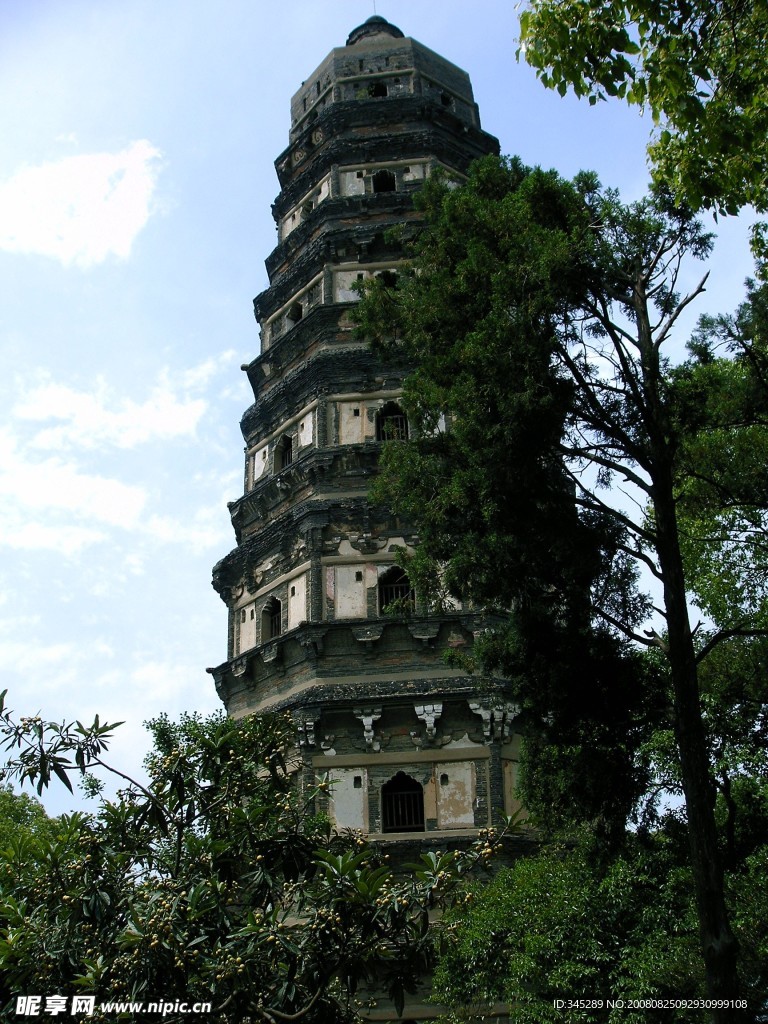 苏州虎丘山千年古塔