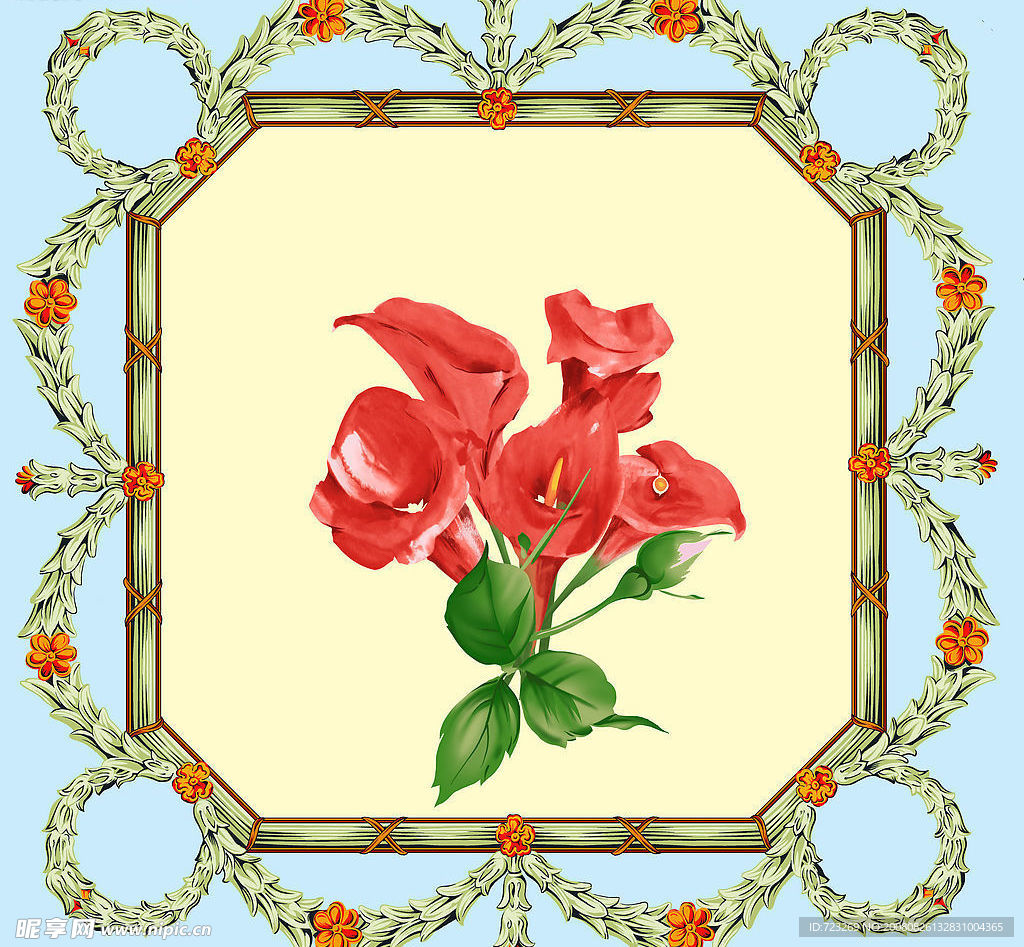 分层花纹