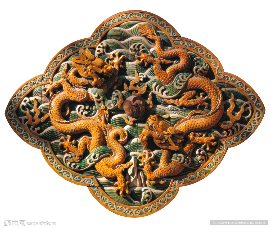 墙体龙纹