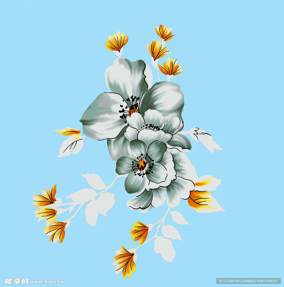 分层花纹