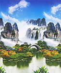 山湖秀丽