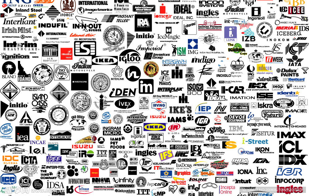 英文字母I开头的企业标识300个
