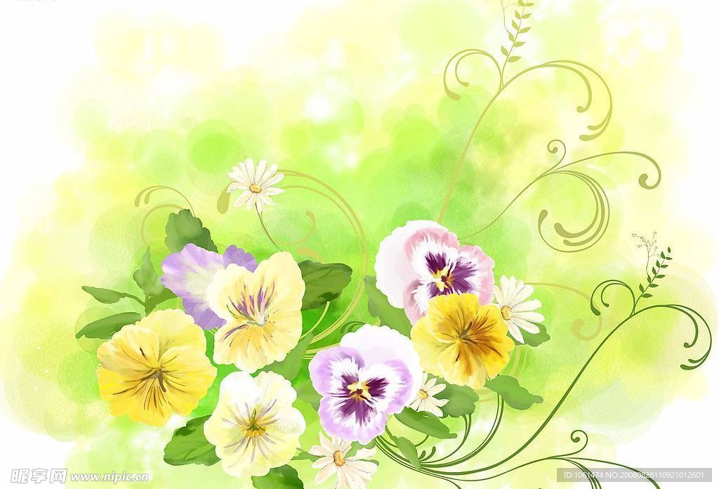 韩风时尚花纹