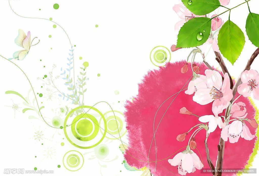 韩风时尚花纹