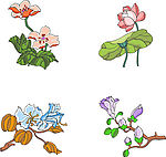 花类矢量图