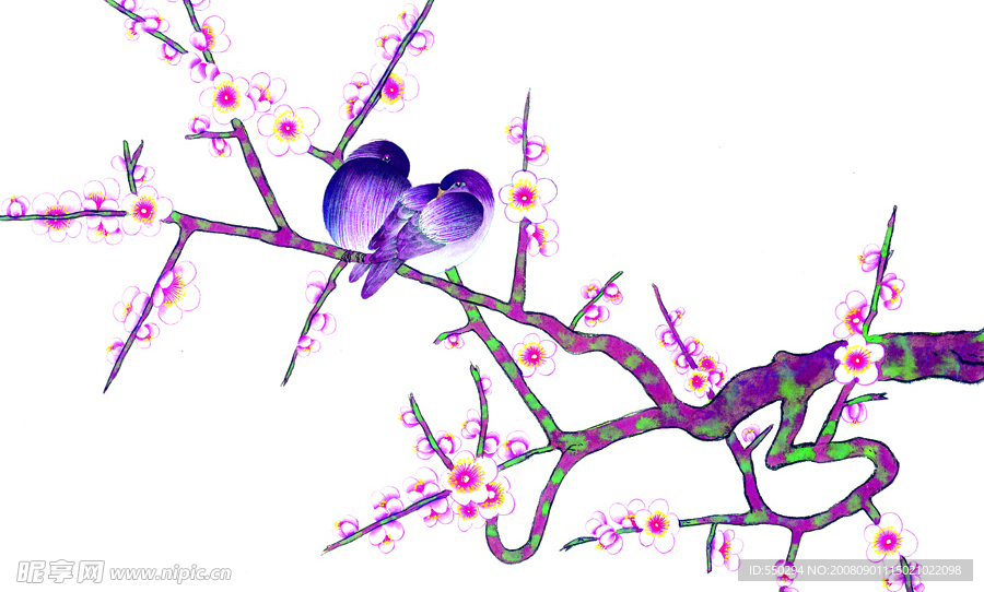 花鸟系列梅花